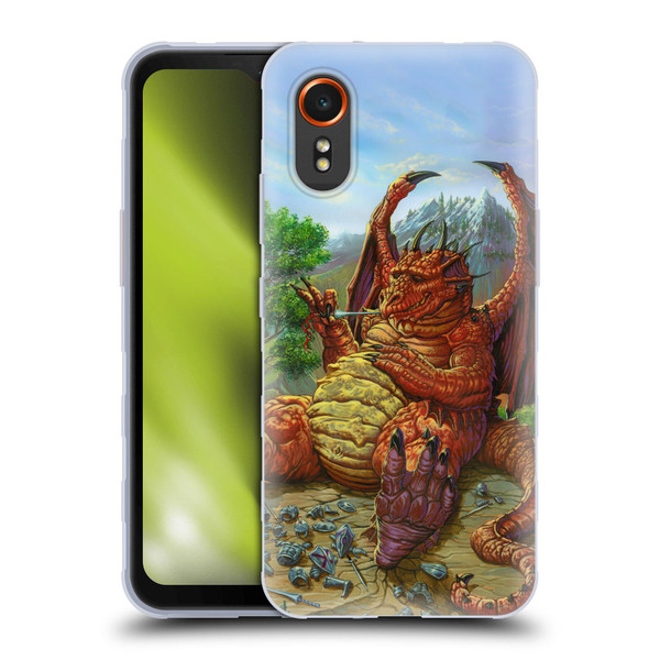 Ed Beard Jr Dragons Lunch With A Toothpick Soft Gel Case for Samsung Galaxy Xcover7 5G