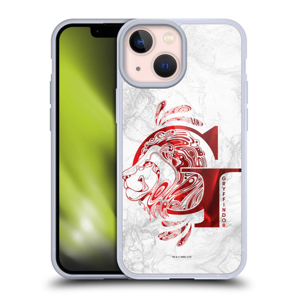 Harry Potter Deathly Hallows IX Gryffindor Aguamenti Soft Gel Case for Apple iPhone 13 Mini