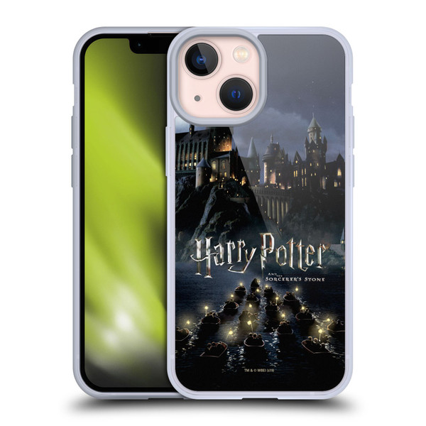 Harry Potter Sorcerer's Stone II Castle Soft Gel Case for Apple iPhone 13 Mini