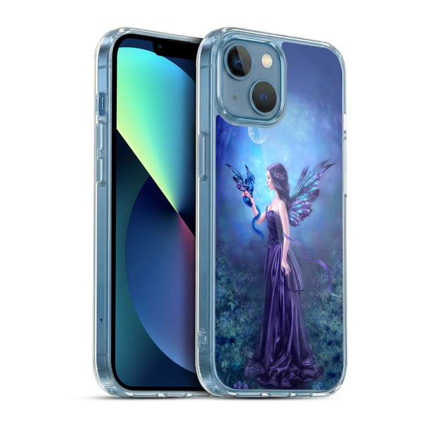 Rachel Anderson Fairies Iridescent Soft Gel Case for Apple iPhone 13 Mini & MagSafe