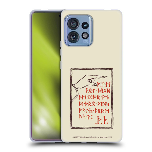 The Hobbit An Unexpected Journey Graphics Main Soft Gel Case for Motorola Moto Edge 40 Pro