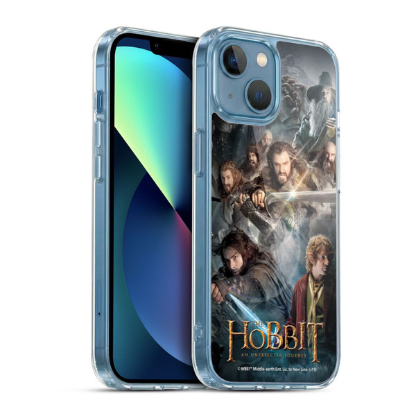 The Hobbit An Unexpected Journey Key Art Group Soft Gel Case for Apple iPhone 13 Mini & MagSafe
