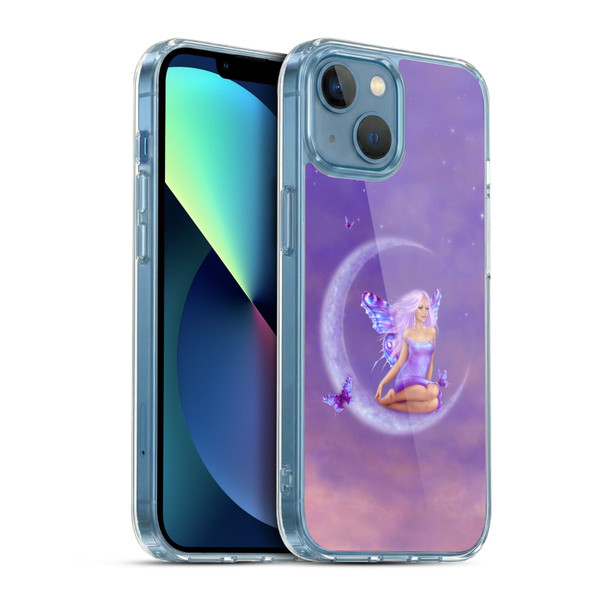 Rachel Anderson Pixies Lavender Moon Soft Gel Case for Apple iPhone 13 Mini & MagSafe