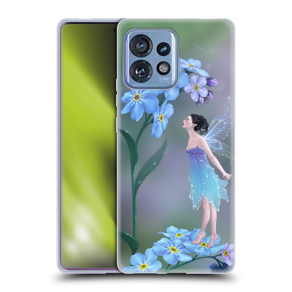Rachel Anderson Pixies Forget Me Not Soft Gel Case for Motorola Moto Edge 40 Pro
