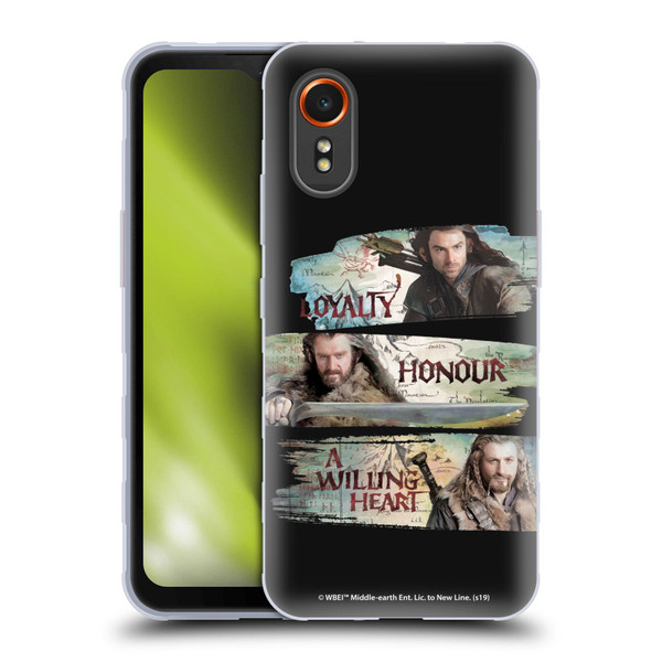 The Hobbit An Unexpected Journey Key Art Loyalty And Honour Soft Gel Case for Samsung Galaxy Xcover7 5G