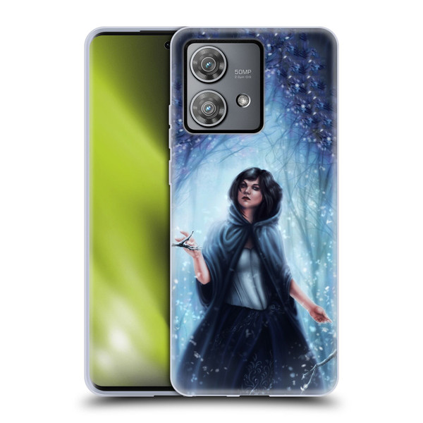 Tiffany "Tito" Toland-Scott Christmas Art Snow White In Snowy Forest Soft Gel Case for Motorola Edge 40 Neo 5G