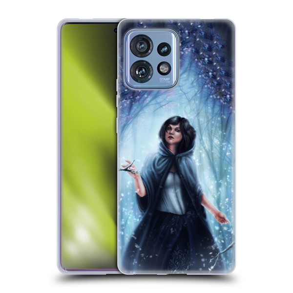 Tiffany "Tito" Toland-Scott Christmas Art Snow White In Snowy Forest Soft Gel Case for Motorola Moto Edge 40 Pro
