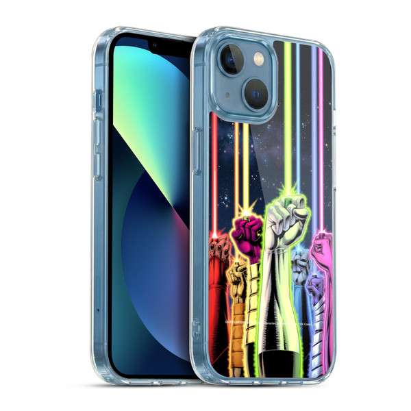 Green Lantern DC Comics Comic Book Covers Power Rings Soft Gel Case for Apple iPhone 13 Mini & MagSafe