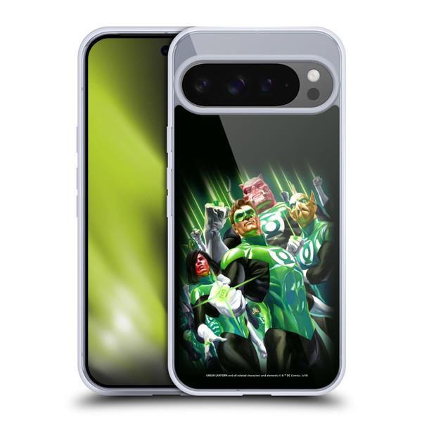 Green Lantern DC Comics Comic Book Covers Group Soft Gel Case for Google Pixel 9 Pro XL