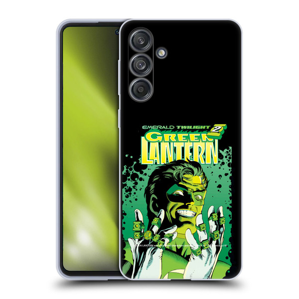 Green Lantern DC Comics Comic Book Covers Emerald Twilight Soft Gel Case for Samsung Galaxy M55 5G