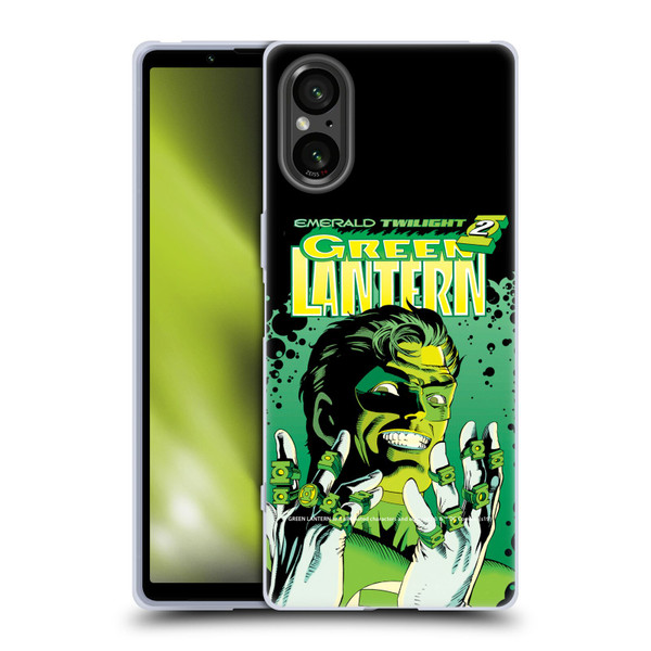 Green Lantern DC Comics Comic Book Covers Emerald Twilight Soft Gel Case for Sony Xperia 5 V 5G