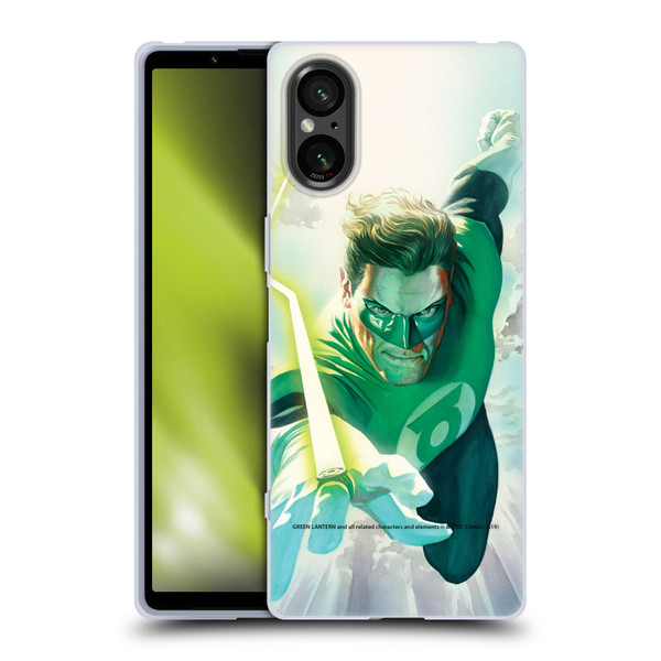 Green Lantern DC Comics Comic Book Covers Flight Soft Gel Case for Sony Xperia 5 V 5G