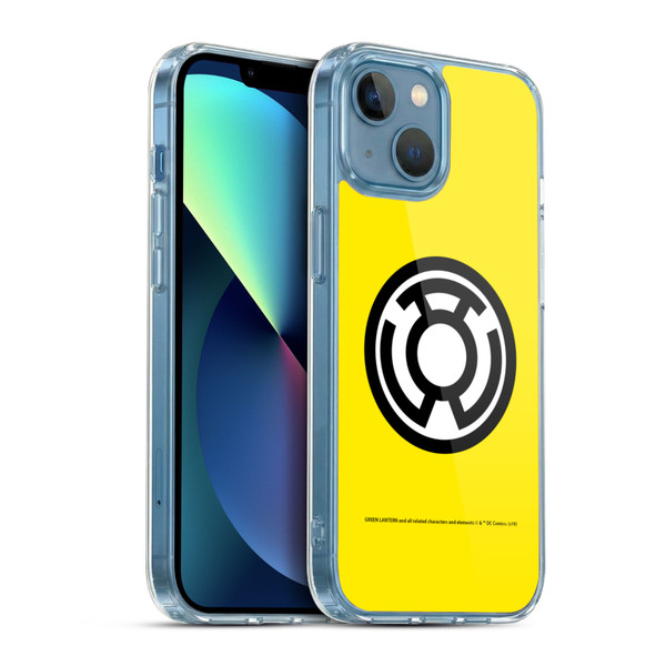 Green Lantern DC Comics Lantern Corps Sinestro Soft Gel Case for Apple iPhone 13 Mini & MagSafe