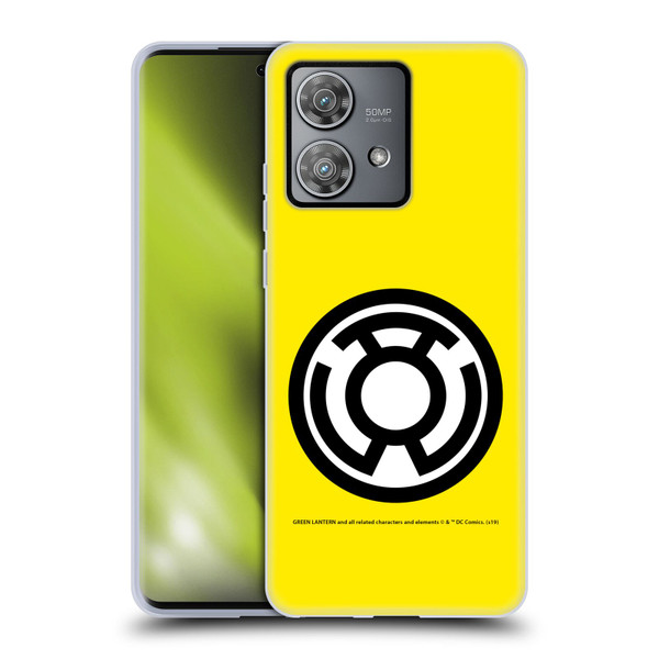 Green Lantern DC Comics Lantern Corps Sinestro Soft Gel Case for Motorola Edge 40 Neo 5G