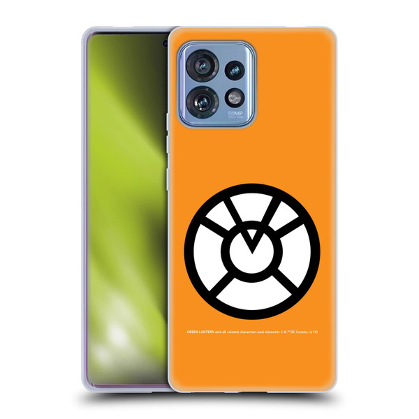 Green Lantern DC Comics Lantern Corps Orange Soft Gel Case for Motorola Moto Edge 40 Pro