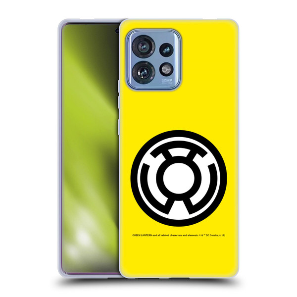 Green Lantern DC Comics Lantern Corps Sinestro Soft Gel Case for Motorola Moto Edge 40 Pro