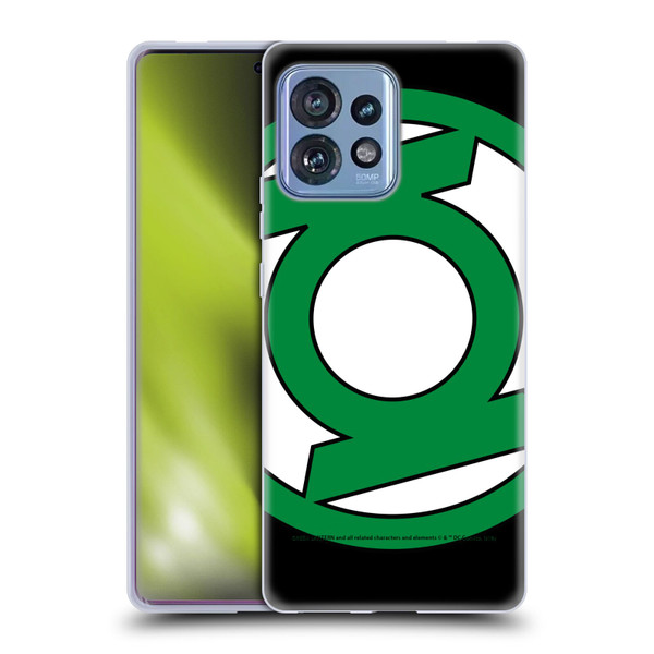 Green Lantern DC Comics Logos Oversized Soft Gel Case for Motorola Moto Edge 40 Pro