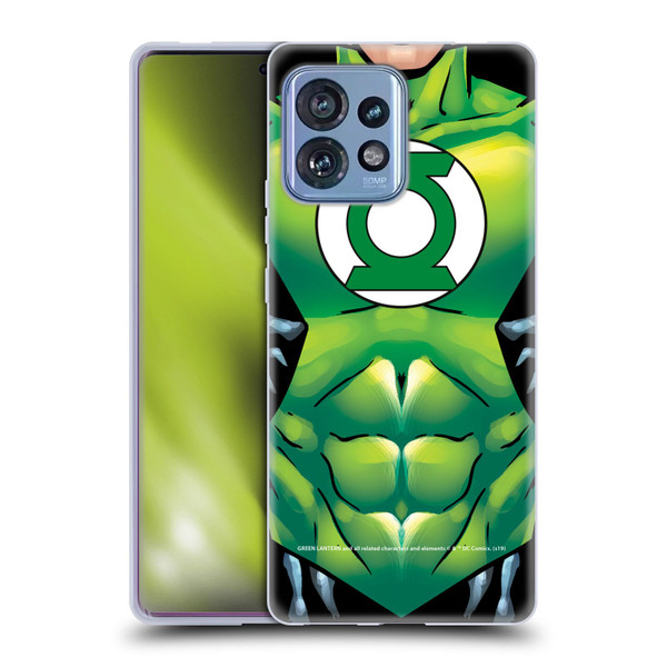 Green Lantern DC Comics Logos Uniform Soft Gel Case for Motorola Moto Edge 40 Pro