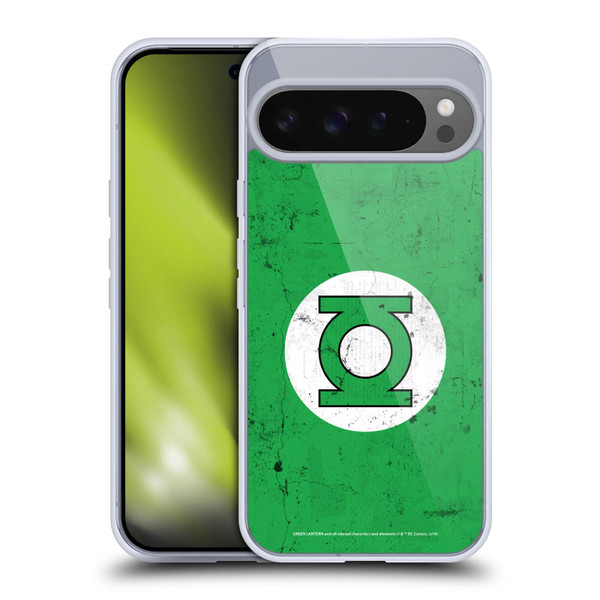 Green Lantern DC Comics Logos Classic Distressed Look Soft Gel Case for Google Pixel 9 Pro XL