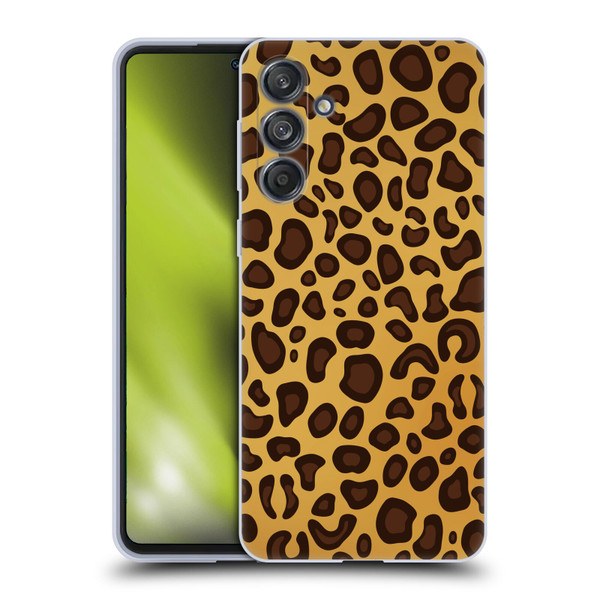 Haroulita Animal Prints Leopard Soft Gel Case for Samsung Galaxy M55 5G