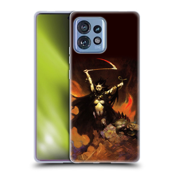 Frank Frazetta Fantasy Woman With A Scythe Soft Gel Case for Motorola Moto Edge 40 Pro