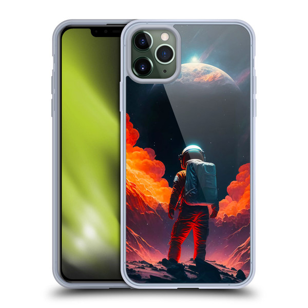 Haroulita Astronaut Galaxy Space Soft Gel Case for Apple iPhone 11 Pro Max