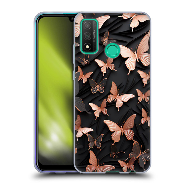Haroulita Fancy Pattern Butterfly Soft Gel Case for Huawei P Smart (2020)