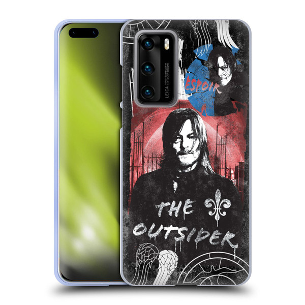 The Walking Dead: Daryl Dixon Graphics The Outsider Soft Gel Case for Huawei P40 5G
