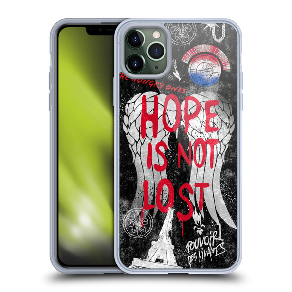 The Walking Dead: Daryl Dixon Graphics Hope Is Not Lost Soft Gel Case for Apple iPhone 11 Pro Max