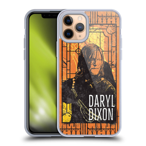 The Walking Dead: Daryl Dixon Graphics Character Art Soft Gel Case for Apple iPhone 11 Pro