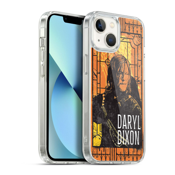 The Walking Dead: Daryl Dixon Graphics Character Art Soft Gel Case for Apple iPhone 13