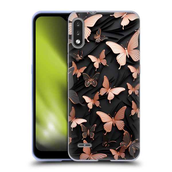 Haroulita Fancy Pattern Butterfly Soft Gel Case for LG K22