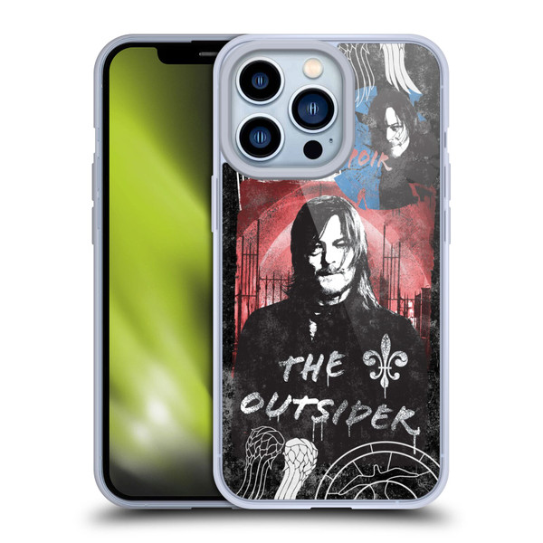 The Walking Dead: Daryl Dixon Graphics The Outsider Soft Gel Case for Apple iPhone 13 Pro