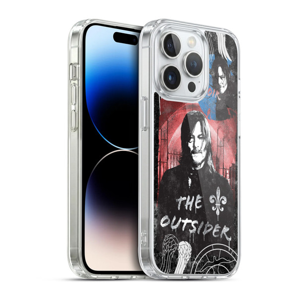 The Walking Dead: Daryl Dixon Graphics The Outsider Soft Gel Case for Apple iPhone 14 Pro & MagSafe