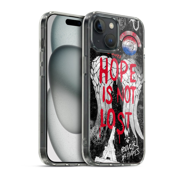 The Walking Dead: Daryl Dixon Graphics Hope Is Not Lost Soft Gel Case for Apple iPhone 15 & MagSafe
