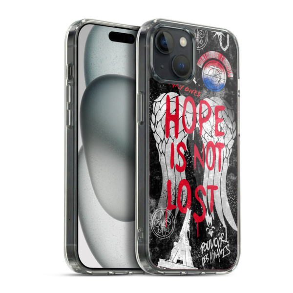 The Walking Dead: Daryl Dixon Graphics Hope Is Not Lost Soft Gel Case for Apple iPhone 15 Plus & MagSafe