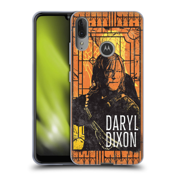The Walking Dead: Daryl Dixon Graphics Character Art Soft Gel Case for Motorola Moto E6 Plus