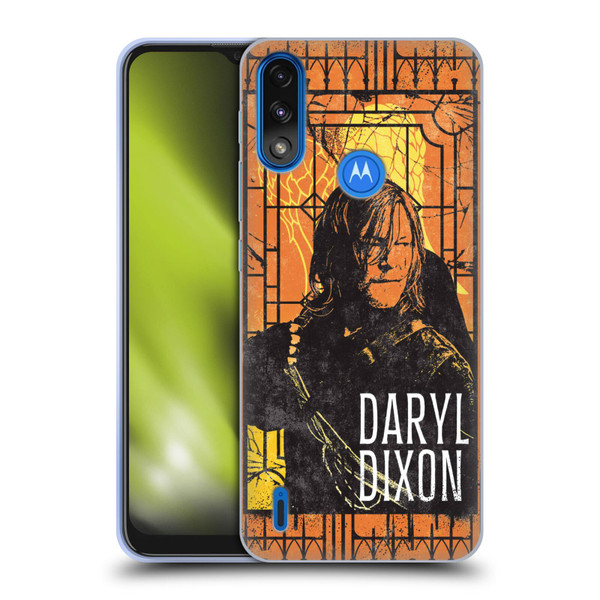 The Walking Dead: Daryl Dixon Graphics Character Art Soft Gel Case for Motorola Moto E7 Power / Moto E7i Power