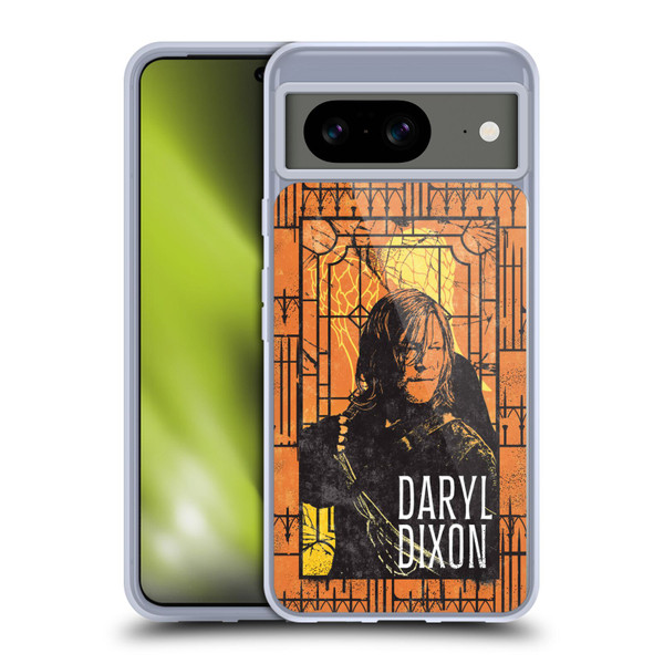 The Walking Dead: Daryl Dixon Graphics Character Art Soft Gel Case for Google Pixel 8