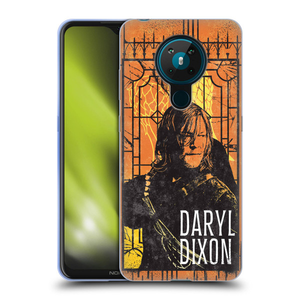 The Walking Dead: Daryl Dixon Graphics Character Art Soft Gel Case for Nokia 5.3