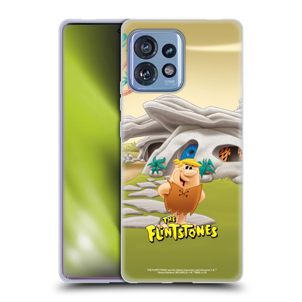 The Flintstones Characters Barney Rubble Soft Gel Case for Motorola Moto Edge 40 Pro