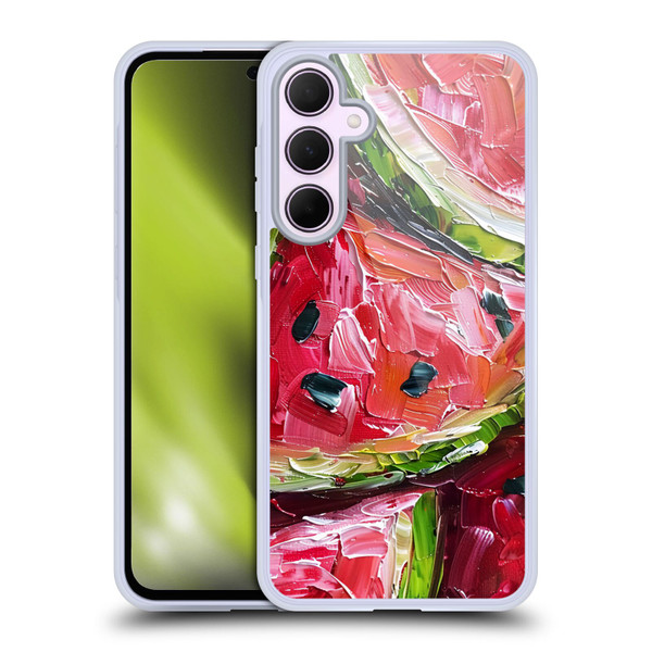 Haroulita Fruit Pattern Watermelon Soft Gel Case for Samsung Galaxy A35 5G