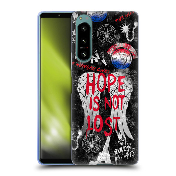 The Walking Dead: Daryl Dixon Graphics Hope Is Not Lost Soft Gel Case for Sony Xperia 5 IV