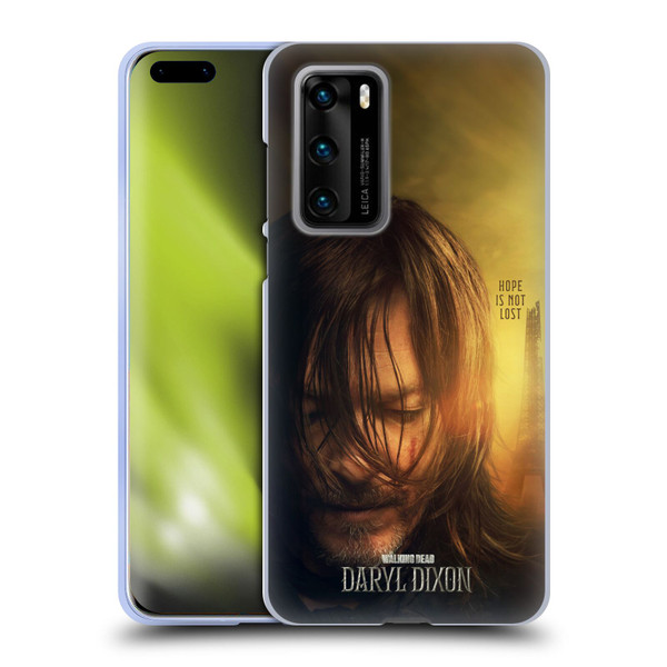 The Walking Dead: Daryl Dixon Key Art Full Face Soft Gel Case for Huawei P40 5G