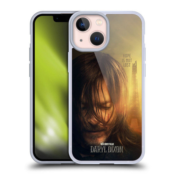 The Walking Dead: Daryl Dixon Key Art Full Face Soft Gel Case for Apple iPhone 13 Mini