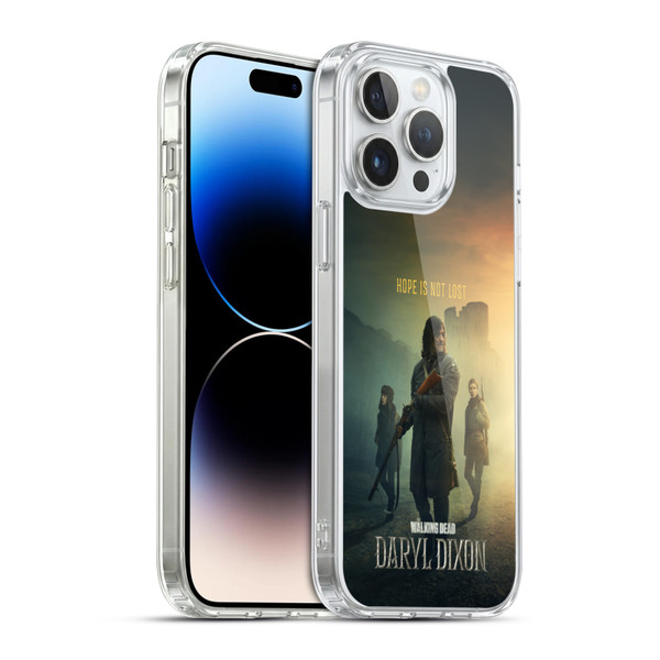The Walking Dead: Daryl Dixon Key Art Group Soft Gel Case for Apple iPhone 14 Pro Max & MagSafe