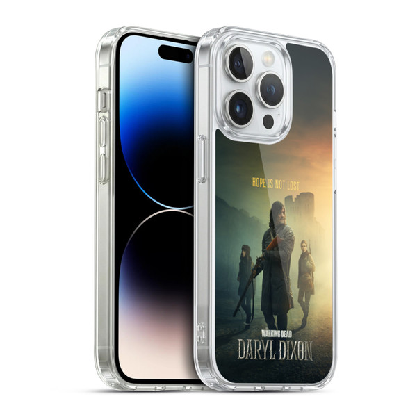 The Walking Dead: Daryl Dixon Key Art Group Soft Gel Case for Apple iPhone 14 Pro & MagSafe