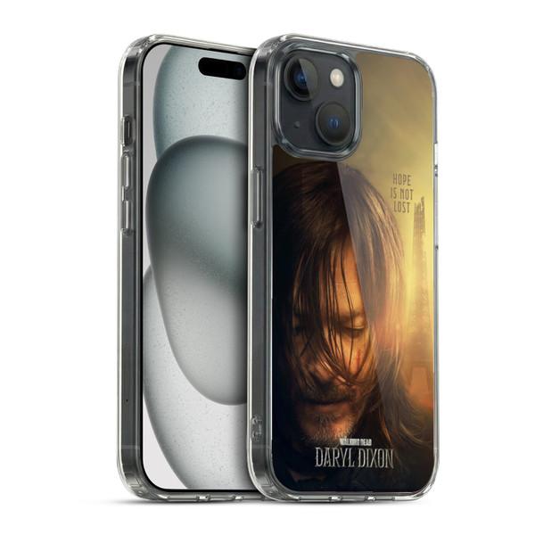 The Walking Dead: Daryl Dixon Key Art Full Face Soft Gel Case for Apple iPhone 15 & MagSafe