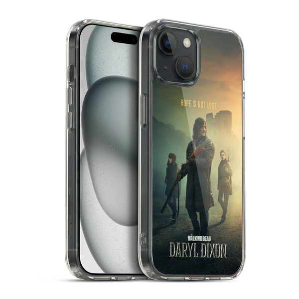 The Walking Dead: Daryl Dixon Key Art Group Soft Gel Case for Apple iPhone 15 Plus & MagSafe