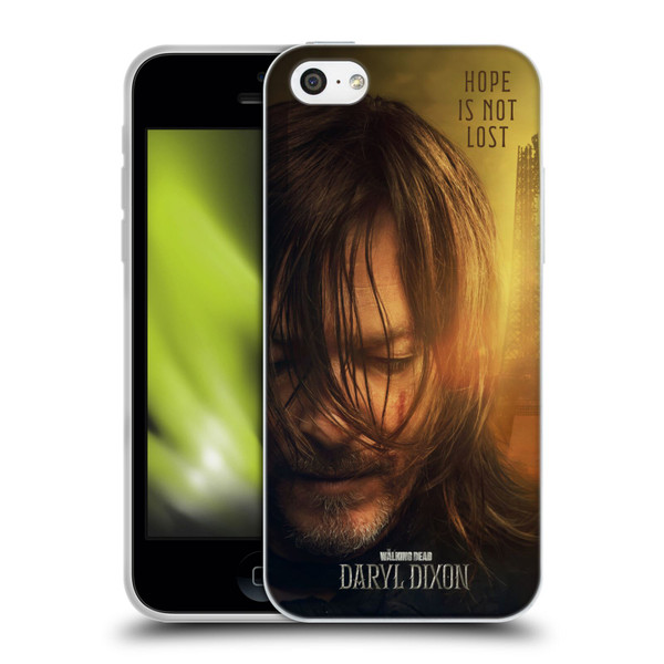 The Walking Dead: Daryl Dixon Key Art Full Face Soft Gel Case for Apple iPhone 5c